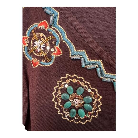 Womens Boho Bohemian Blouse Shirt Top Cottage Indie Fairy Festival Hippie - Picture 2 of 6